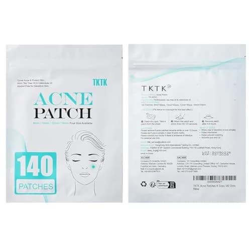 TKTK Acne Patch Hydrocolloid Cover 4 Sizes | Tea Tree & Calendula for All Skin Types thumbnail 7