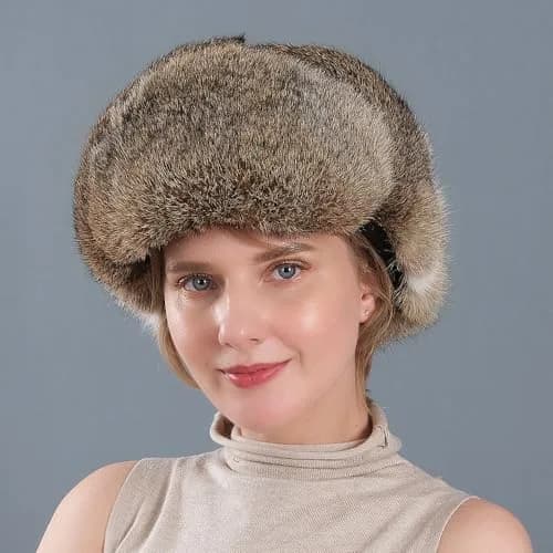 HKSICHENGKEJI Trapper Russian Trooper Hat Brown | Windproof Warm Faux Fur Earflap Cap for Men Women thumbnail 3
