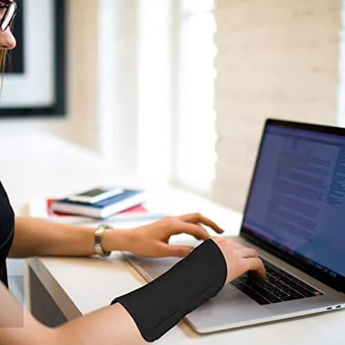 HYCOPROT Adjustable Wrist Brace with 2 Metal Straps & Steel Plate | L/XL (Pack of 2) thumbnail 6