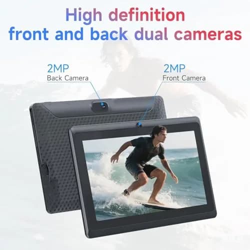 CUPEISI Android 14 Tablet 7 inch with Case | 8GB RAM + 32GB ROM, Expandable to 1TB, HD Touch Screen, WiFi, Bluetooth, 1024x600 thumbnail 5