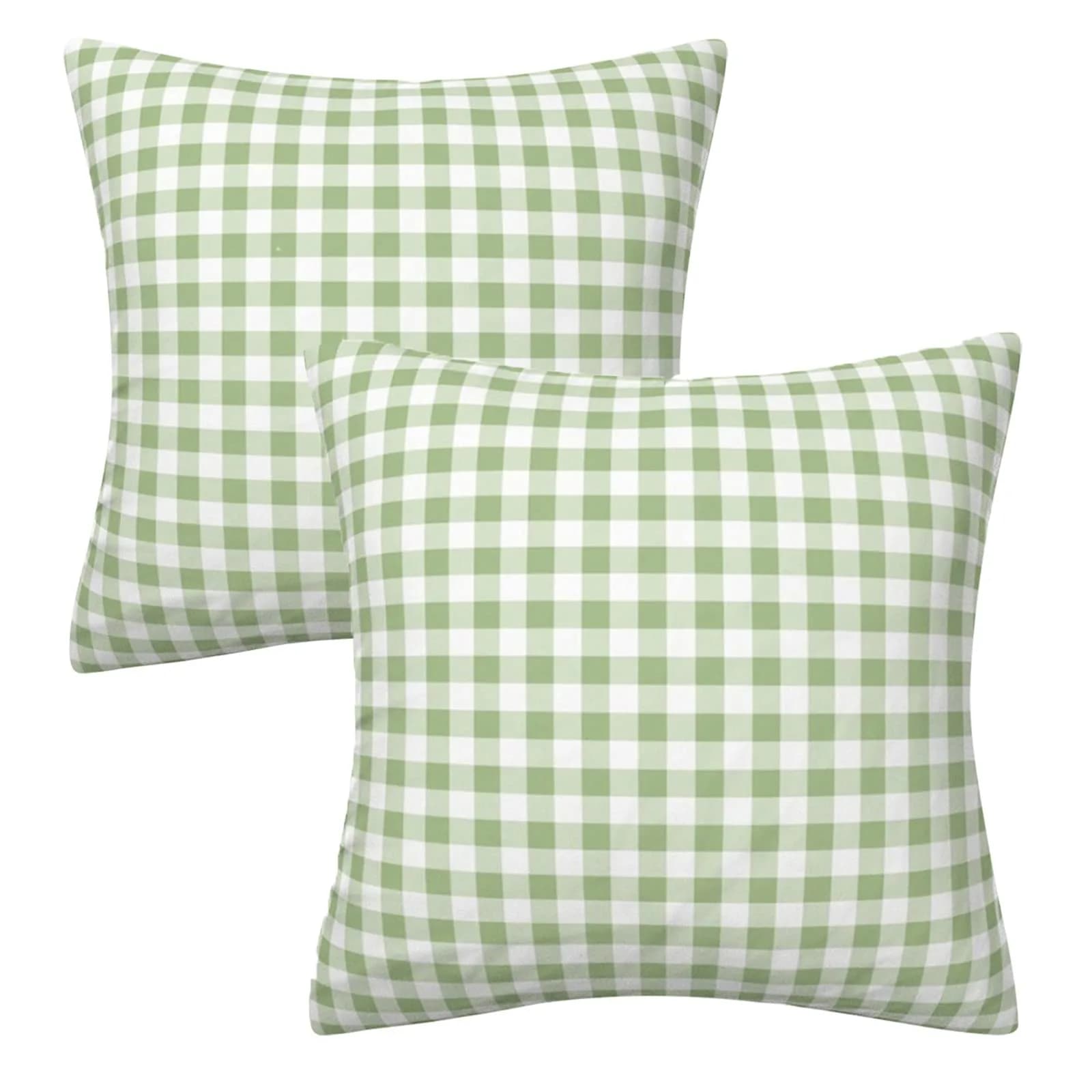 AHAHM Buffalo Check Plaid Throw Pillow Cover 40x40cm (16x16 Inch) Set of 2 | Farmhouse Decorative Cushion Case for Sofa & Outdoor - main product image