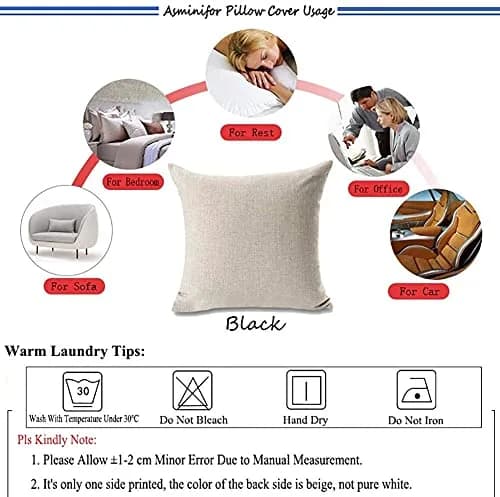 AHAHM Buffalo Check Plaid Throw Pillow Cover 40x40cm (16x16 Inch) Set of 2 | Farmhouse Decorative Cushion Case for Sofa & Outdoor thumbnail 8