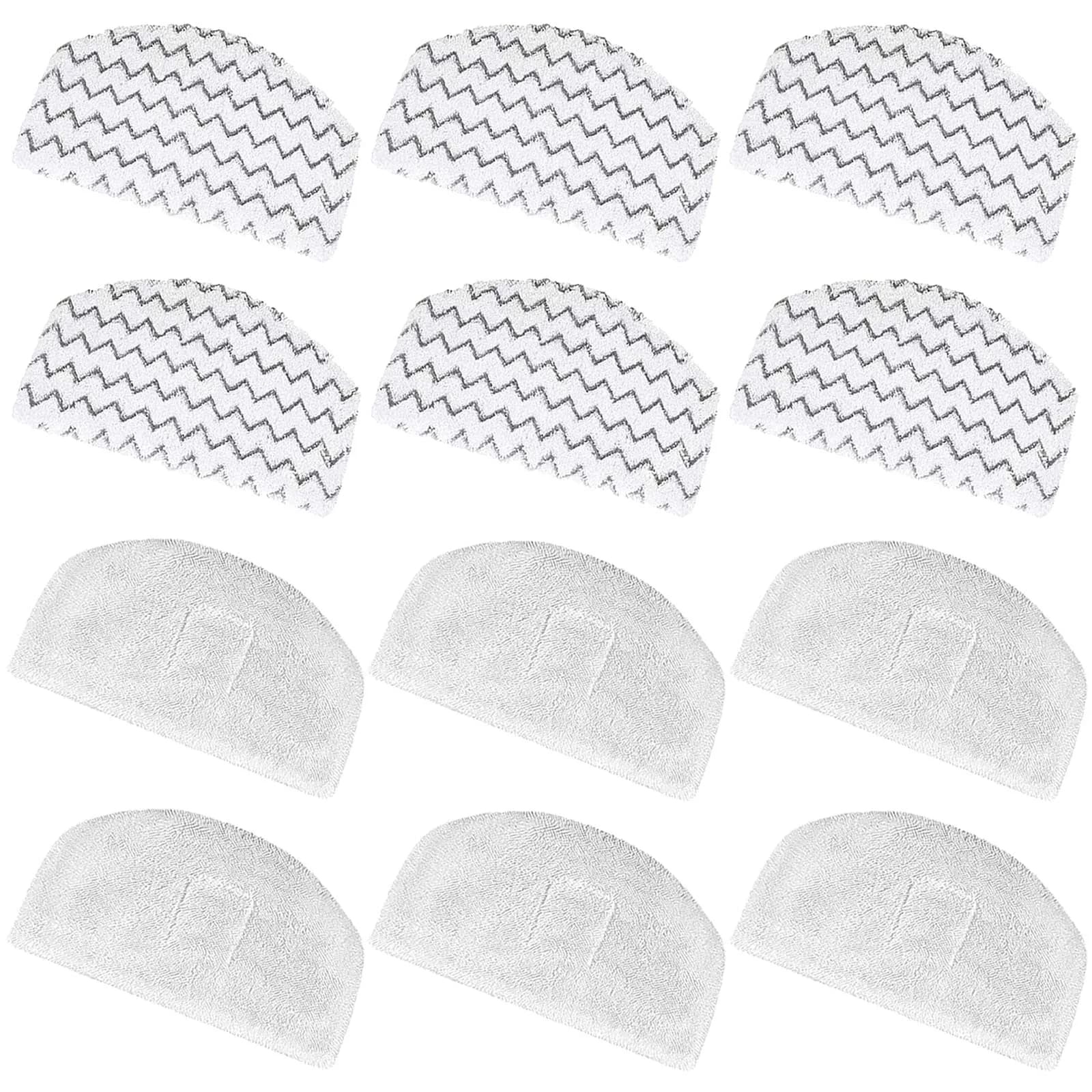 Tivcroxs 12 Pack 1940 Steam Mop Replacement Pads for Bissell Powerfresh Steam Mop 1940 1440 1806 1544 2075 2685A 2814 Series, Model 19402 19404 19408 19409 1940A 1940F 1940Q 1940T 1940W B0006 B0017 2075A