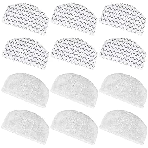 Tivcroxs 12 Pack 1940 Steam Mop Replacement Pads for Bissell Powerfresh Steam Mop 1940 1440 1806 1544 2075 2685A 2814 Series, Model 19402 19404 19408 19409 1940A 1940F 1940Q 1940T 1940W B0006 B0017 2075A thumbnail 1