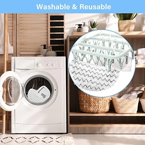 Tivcroxs 12 Pack 1940 Steam Mop Replacement Pads for Bissell Powerfresh Steam Mop 1940 1440 1806 1544 2075 2685A 2814 Series, Model 19402 19404 19408 19409 1940A 1940F 1940Q 1940T 1940W B0006 B0017 2075A thumbnail 7