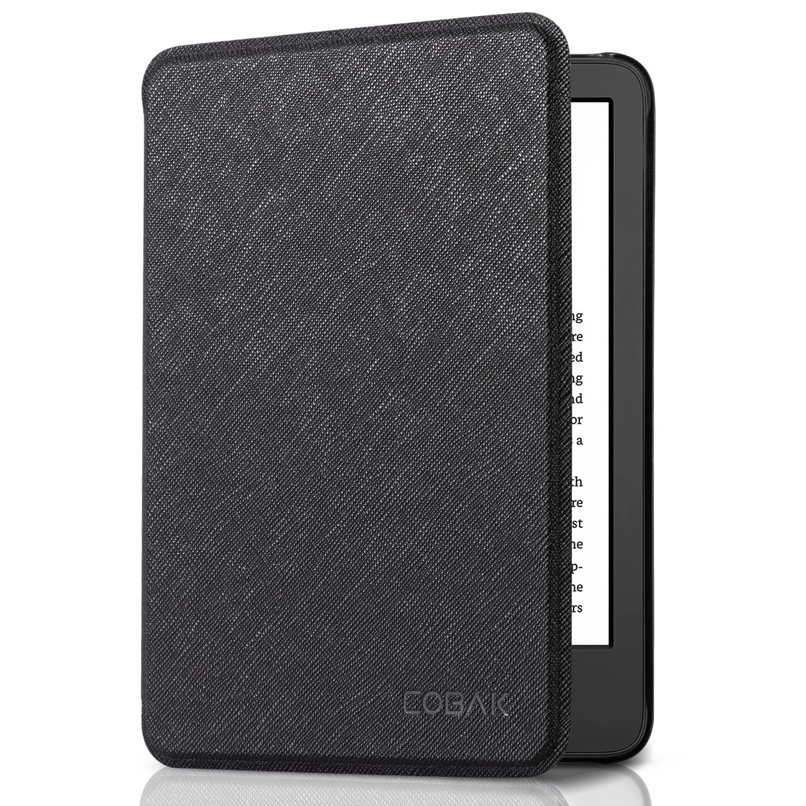 CoBak Case for 6" Kindle Basic 11th Gen 2024/2022 | Auto Wake & Sleep, Waterproof PU Leather - main product image