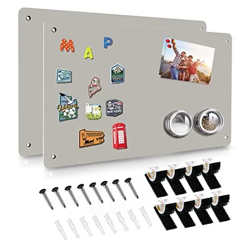 HYHOSHI Magnetic Board 44.96cm x 29.97cm (17.5" x 11.4") 2-Pack | Display Photos, Notes, and Magnets thumbnail 1