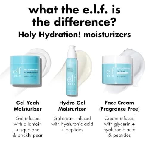 e.l.f. SKIN Mini Holy Hydration! Face Cream 15ml (0.5 Fl Oz) | Hydrates & Nourishes for Bouncy Skin thumbnail 4