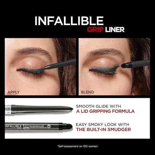 Beco Eyelid Color Gel Eyeliner Pencil Taupe Grey | Smudge-Resistant Waterproof 36HR thumbnail 4