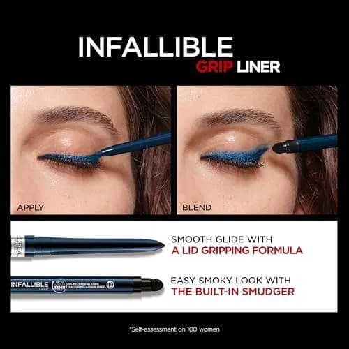 Beco Eyelid Color Gel Eyeliner Pencil Blue Jersey | Smudge-Resistant & Waterproof, 36HR Wear thumbnail 4
