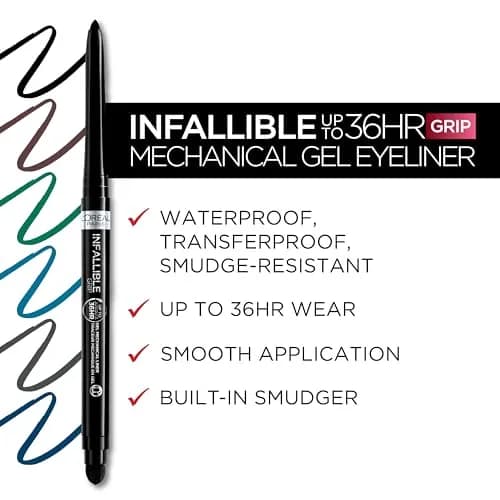 Beco Eyelid Color Gel Eyeliner Pencil 0.01 Oz | Smudge-Resistant Waterproof 36HR Wear thumbnail 6