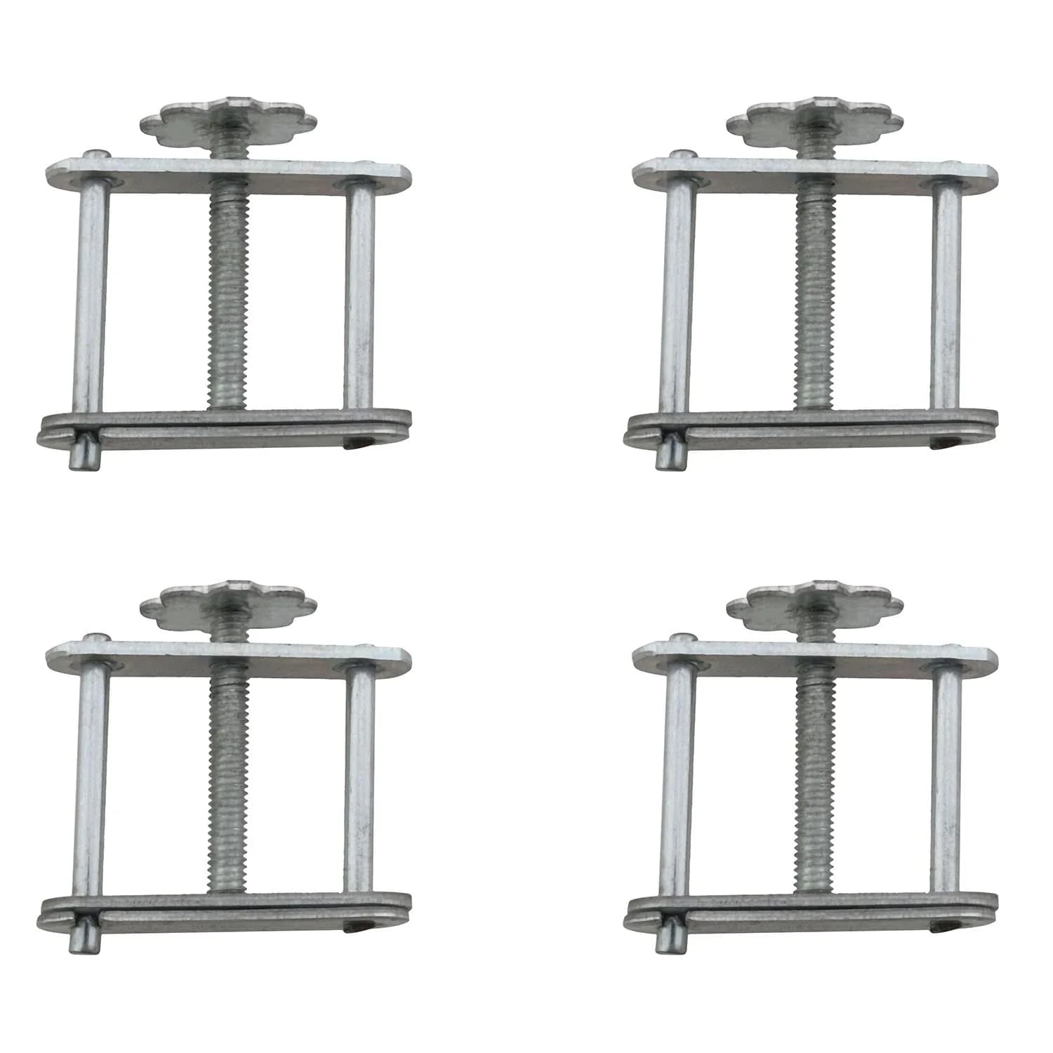 ZZHXSM Flow Control Pipe Clamps 4 pcs (6.6cm x 9.7cm x 3cm) | Iron-Plated, Swivel Screw Compressor