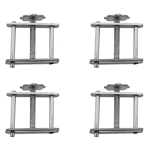 ZZHXSM Flow Control Pipe Clamps 4 pcs (6.6cm x 9.7cm x 3cm) | Iron-Plated, Swivel Screw Compressor thumbnail 1