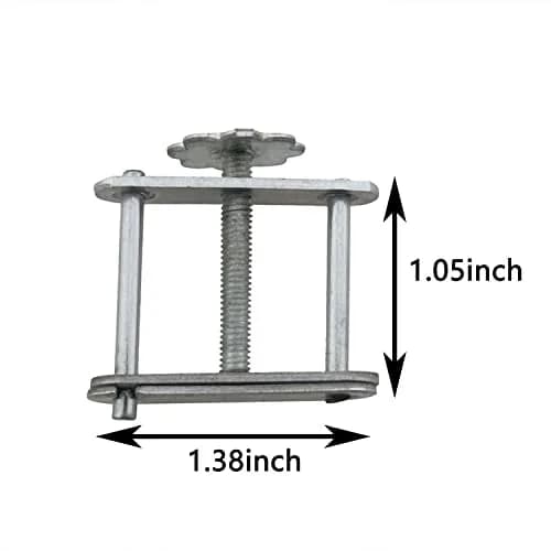 ZZHXSM Flow Control Pipe Clamps 4 pcs (6.6cm x 9.7cm x 3cm) | Iron-Plated, Swivel Screw Compressor thumbnail 3