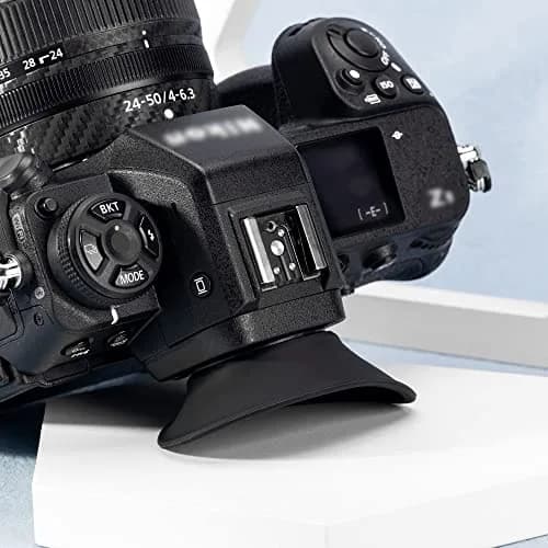 JJC 360° Rotatable Eyecup for Nikon Z8 Z9 Zf Cameras | Extended Oval Viewfinder Eye Cup 21.9mm thumbnail 8