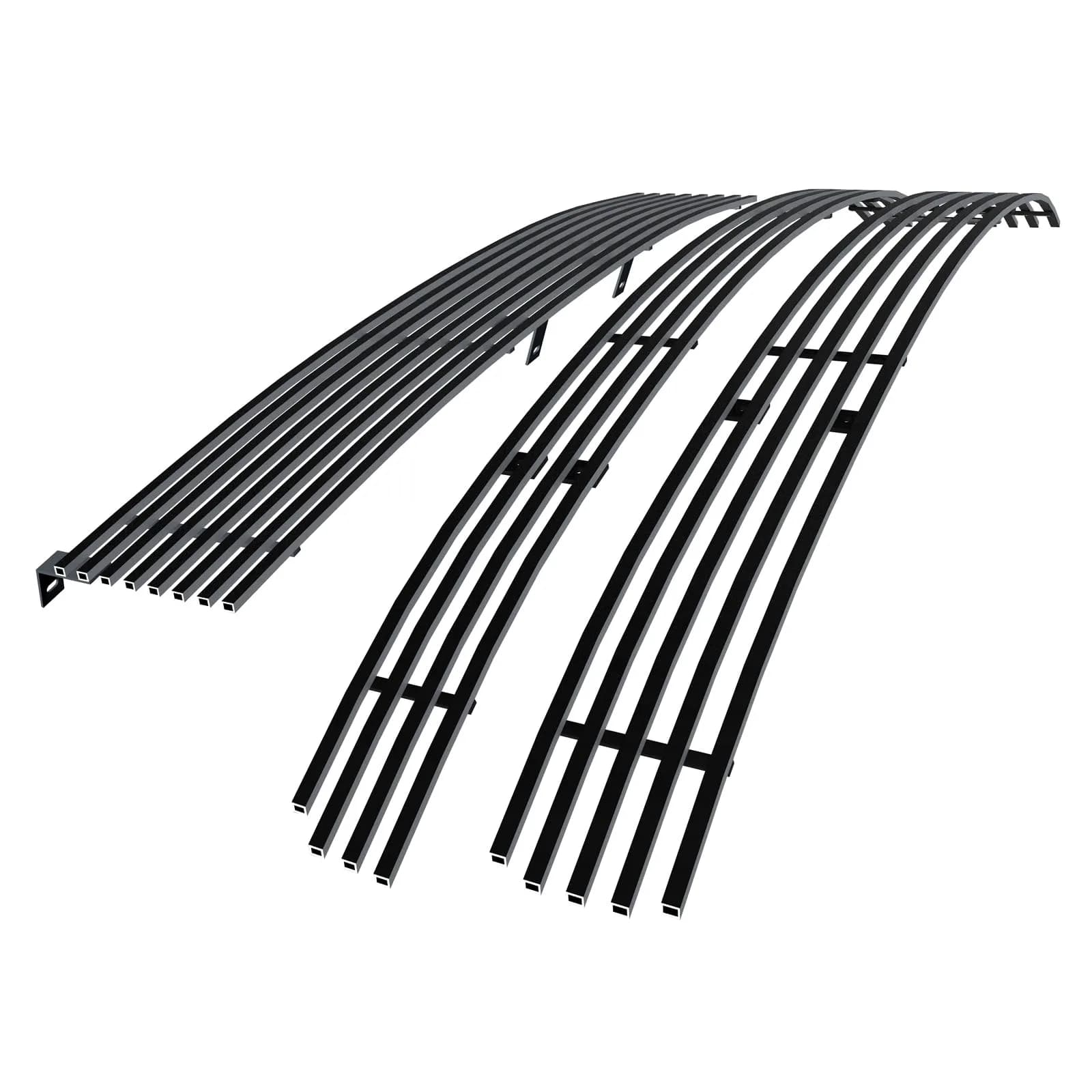 HD Ridez Black Billet Grille Insert Combo for XB 03-07 04 05 06 | Custom Fit, Stainless Steel, OE Remains — Black