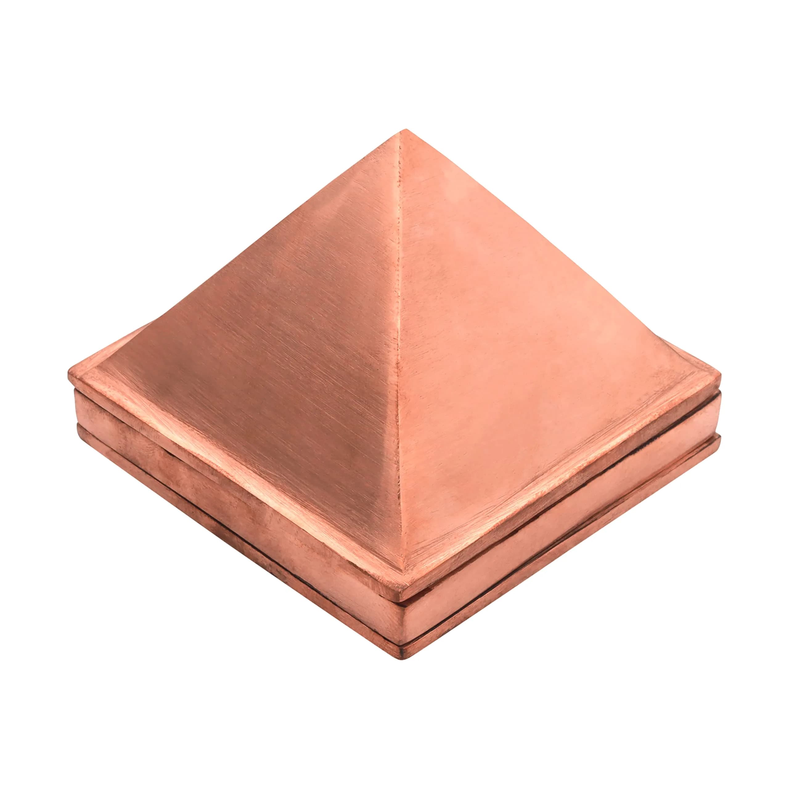 Tree Maison Vastu 3 Layer Copper Pyramid 7.6 cm (3 Inch) | Balances Energy Fields thumbnail 1