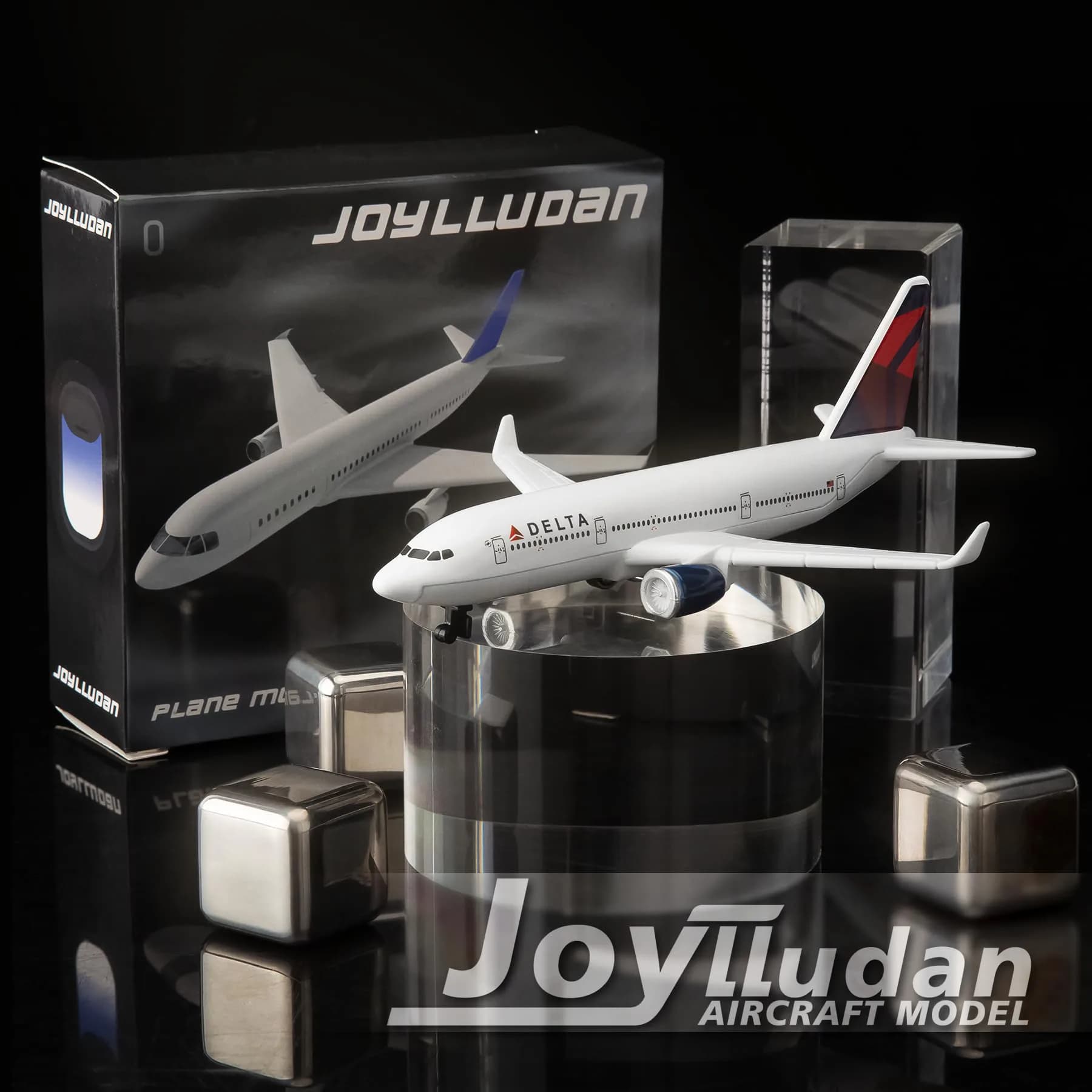 Joylludan Delta Plane Model 14.2 cm (5.6 in) Length | Diecast Alloy Aircraft Replica for Collections - view 6
