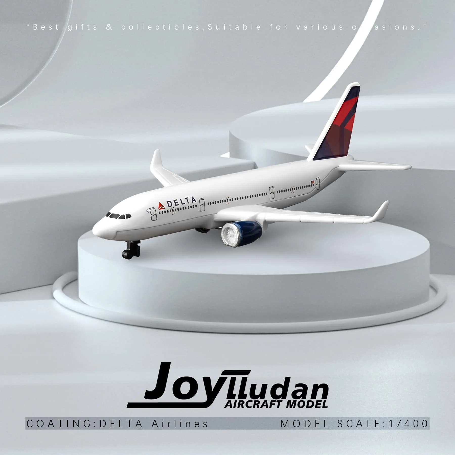 Joylludan Delta Plane Model 14.2 cm (5.6 in) Length | Diecast Alloy Aircraft Replica for Collections - view 2