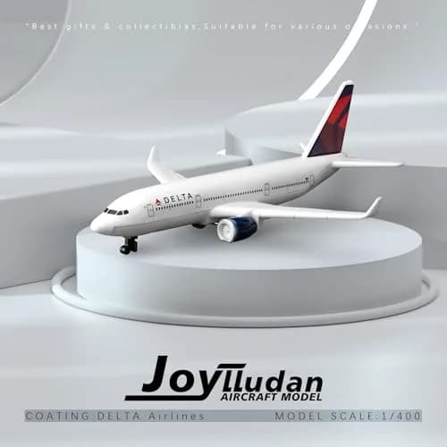 Joylludan Delta Plane Model 14.2 cm (5.6 in) Length | Diecast Alloy Aircraft Replica for Collections thumbnail 2