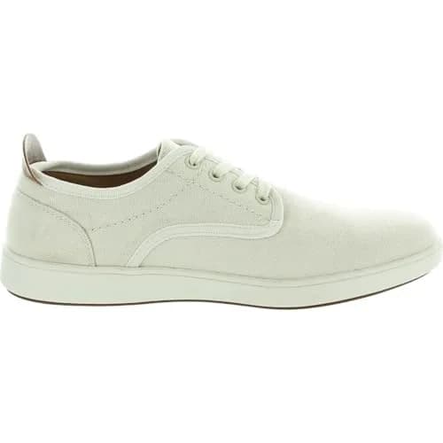 Steve Madden Fenta Men's Lightweight Casual Sneakers Walking Shoes Cream Fabric 7.5 (27.5 cm) thumbnail 2