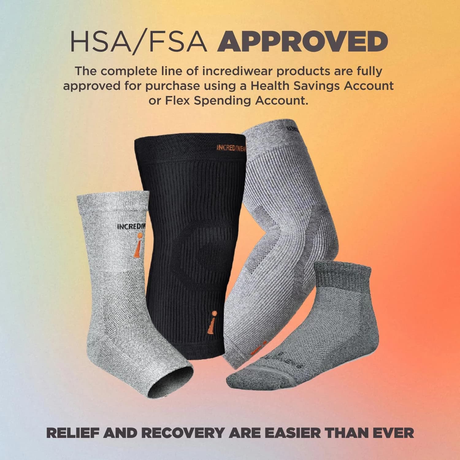 Incrediwear Royal Knee Sleeve X-Large | FDA Approved Orthopedic Brace for Pain Relief & Circulation - view 6