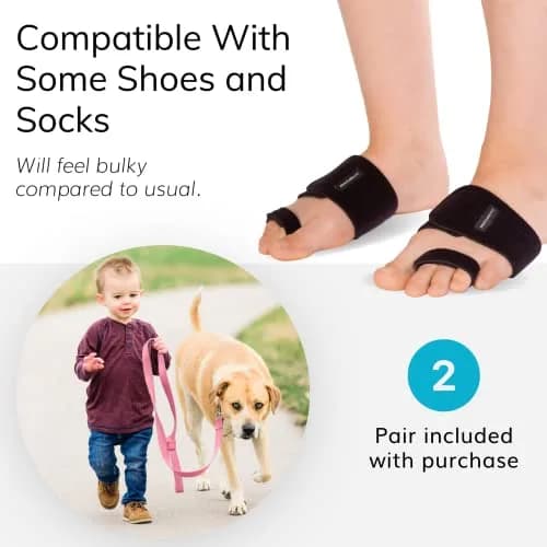 BraceAbility Pediatric Toe Walking Brace - Adjustable Foot Support for Kids, Cerebral Palsy, Autism, ADHD, Youth Neurological Disorders (Medium Pair) thumbnail 5