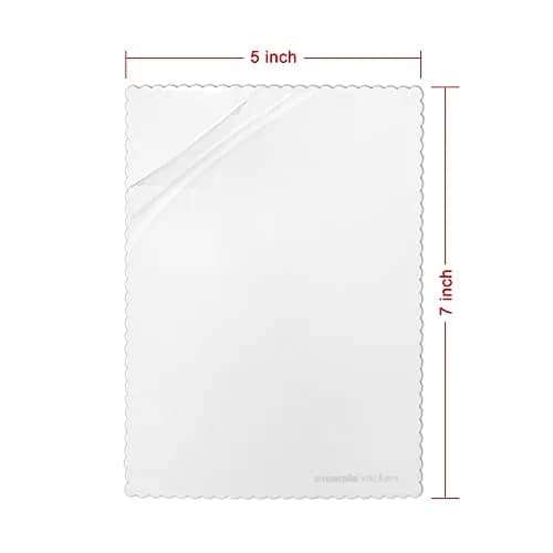 SMASMILE Static Cling Windshield Sticker Applicator 5 Pack 5"x7" | Reusable & Residue-Free Application thumbnail 3