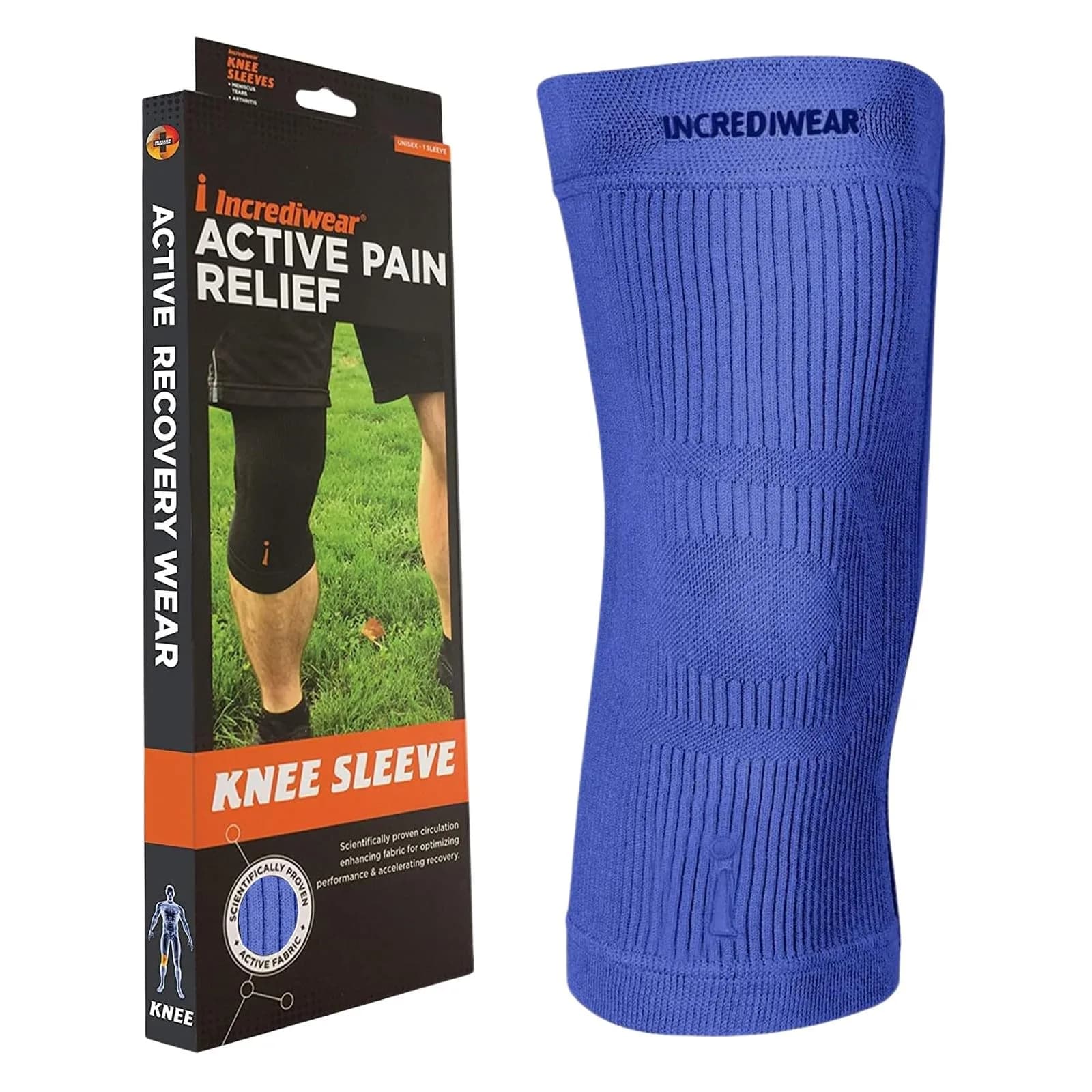 Incrediwear Royal Knee Sleeve Medium | FDA Approved Orthopedic Brace for Pain Relief & Circulation - main product image