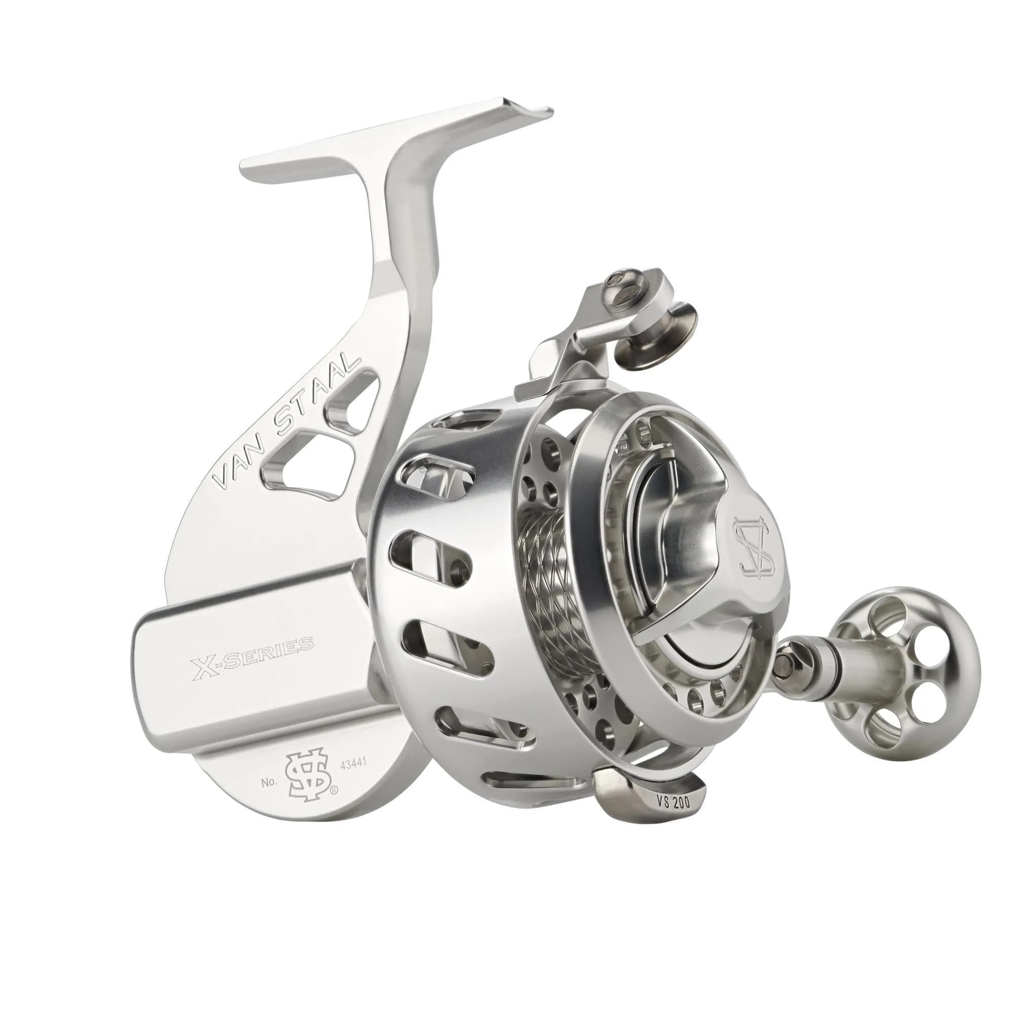 Van Staal VS-X2 Spinning Reel 201g Silver | Fully Sealed, Ultra Durable Surf Reel