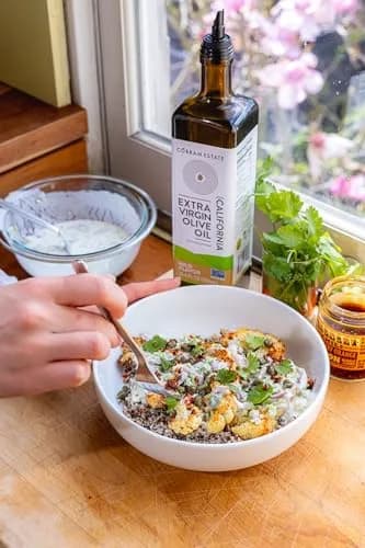 Cobram Estate Mild 100% California Extra Virgin Olive Oil 375ml | Cold Pressed, Non-GMO, Keto Friendly thumbnail 7