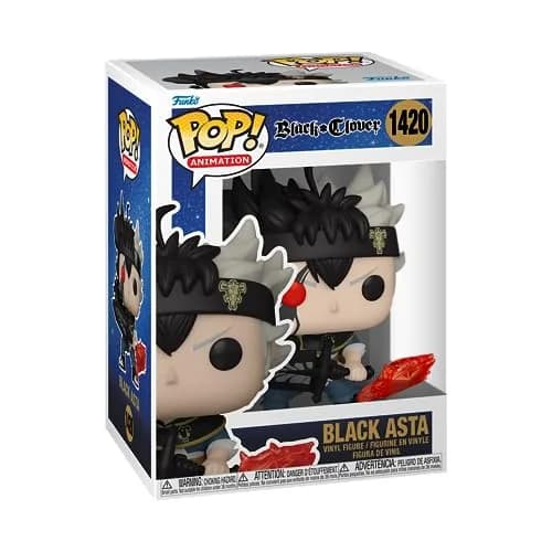Funko POP! Animation Asta with Black Divider Vinyl Figure 10.8 cm (4.25 inches) | Collectible Anime Figure for Display thumbnail 1