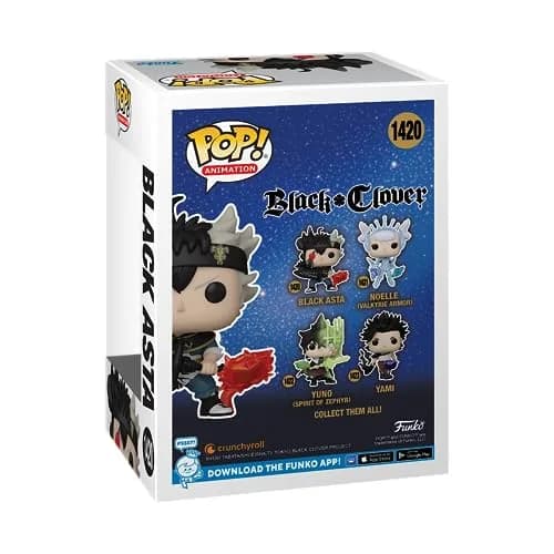 Funko POP! Animation Asta with Black Divider Vinyl Figure 10.8 cm (4.25 inches) | Collectible Anime Figure for Display thumbnail 3