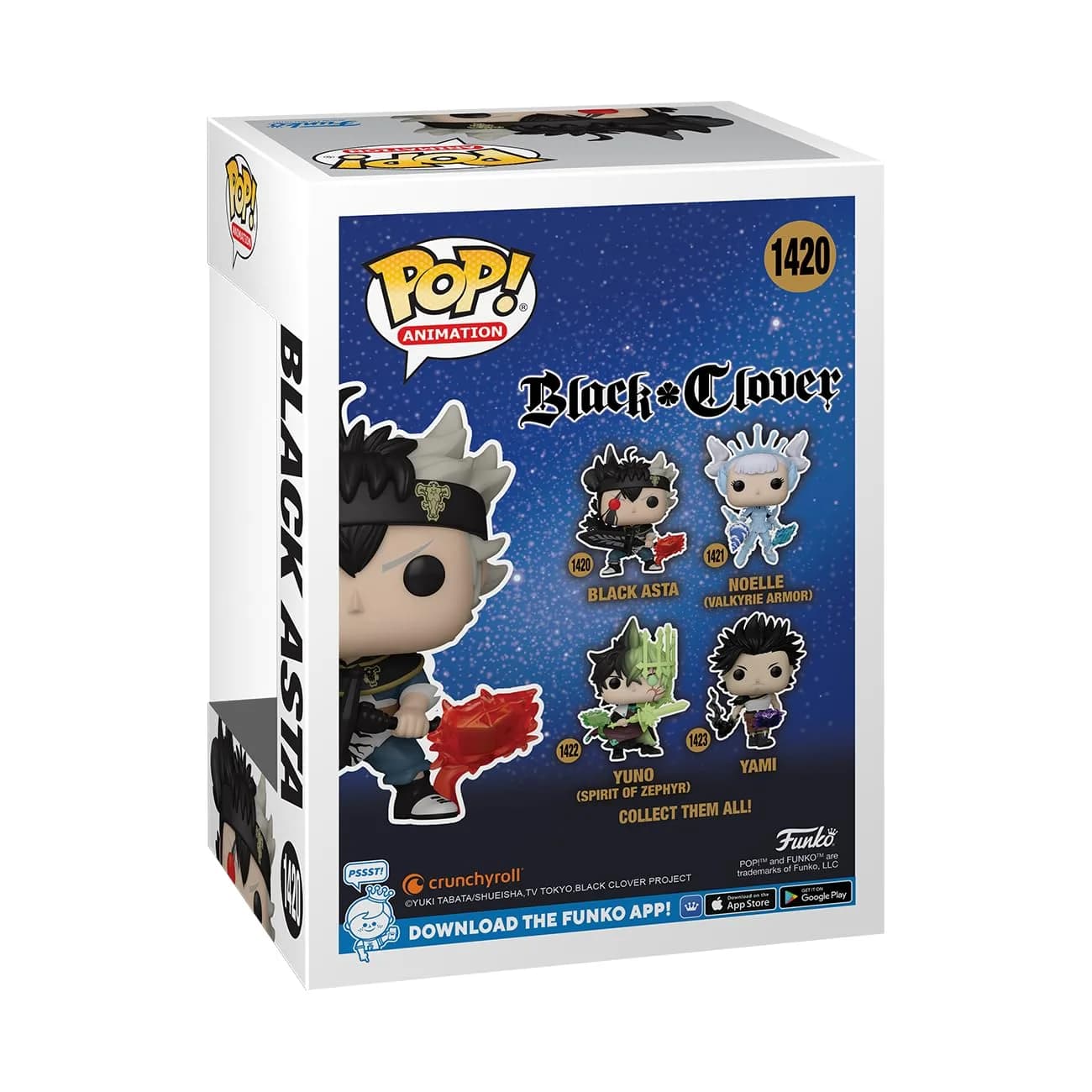 Funko POP! Animation Asta with Black Divider Vinyl Figure 10.8 cm (4.25 inches) | Collectible Anime Figure for Display - view 3