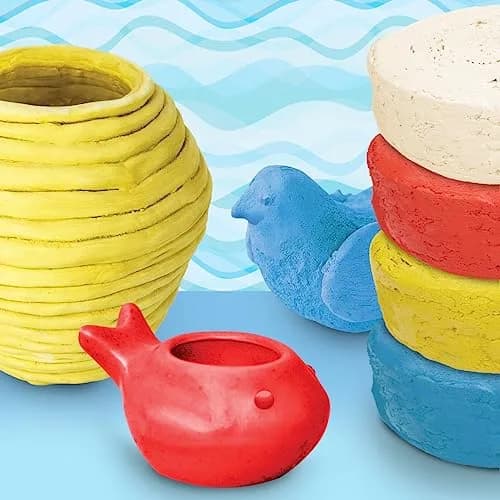 Crayola Air Dry Clay, Classic Colors, 10 lb (4.54 kg) Bulk Set | Non-Toxic Modeling Clay for Kids thumbnail 5