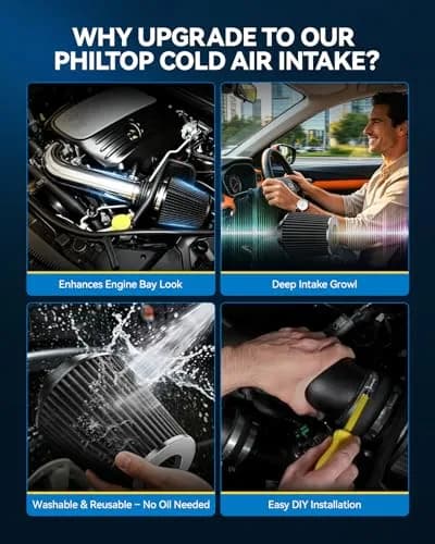 PHILTOP 3.5" Cold Air Intake Kit for Ram 2500 5.7L | High-Performance, Easy Fit thumbnail 7