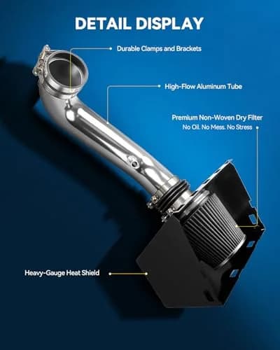 PHILTOP 3.5" Cold Air Intake Kit for Ram 2500 5.7L | High-Performance, Easy Fit thumbnail 8
