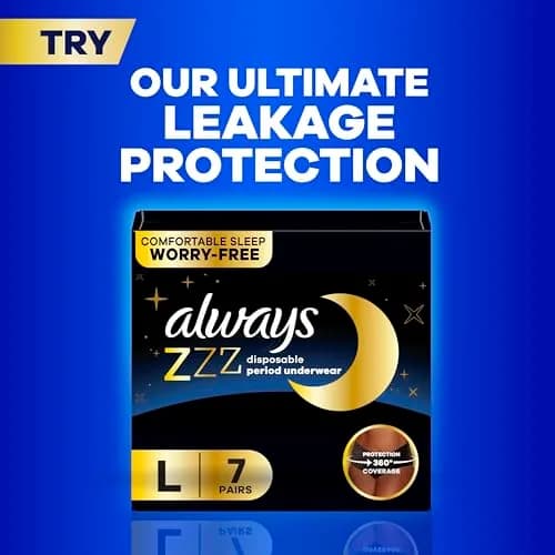 Always Ultra Thin Feminine Pads with Wings, Size 1, Regular Absorbency, Unscented, 126 Count | 100% Leak-Free Protection thumbnail 8