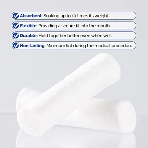 JMU Dental Cotton Rolls 12000 Pcs, 1.5'' Nosebleed Plugs | High Absorbency, Professional Use thumbnail 5