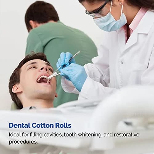 JMU Dental Cotton Rolls 12000 Pcs, 1.5'' Nosebleed Plugs | High Absorbency, Professional Use thumbnail 8