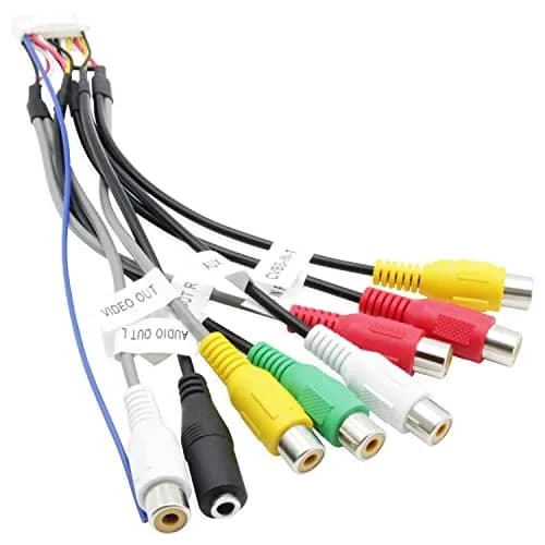 Fiegromech Android Car Stereo RCA Adapter 20Pin Connector | Compatible with Most Android Car Radios thumbnail 1