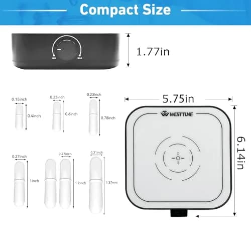 WEST TUNE Magnetic Stirrer Mixer 3000ml Capacity 3000rpm Speed | Brushless DC Motor Lab Stir Plate with Stir Bar thumbnail 4