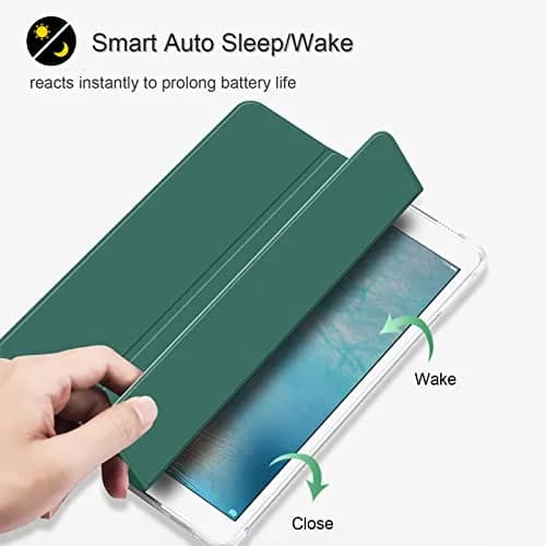 Divufus Dark Green Case with Pencil Holder for iPad Pro 9.7 | Full Protection & Auto Sleep/Wake thumbnail 3