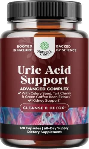 Natures Craft Uric Acid Support with Green Coffee Beans Extract | Kidney & Wellness Support (120 Capsules) thumbnail 1