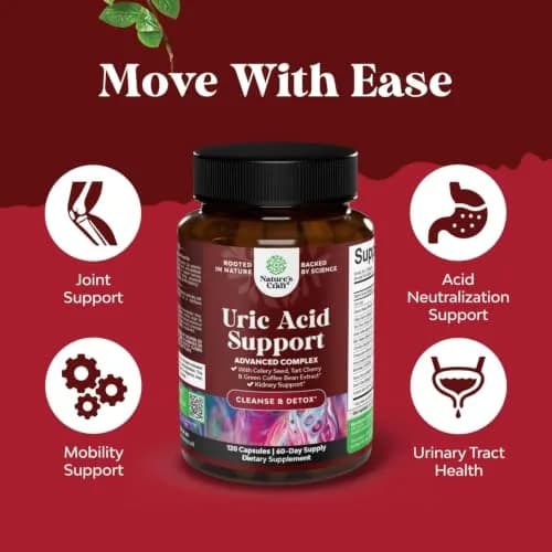 Natures Craft Uric Acid Support with Green Coffee Beans Extract | Kidney & Wellness Support (120 Capsules) thumbnail 4