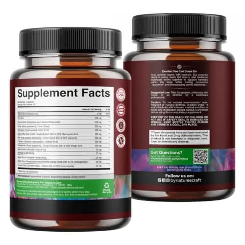 Natures Craft Uric Acid Support with Green Coffee Beans Extract | Kidney & Wellness Support (120 Capsules) thumbnail 9