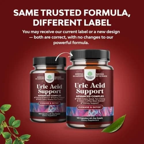 Natures Craft Uric Acid Support with Green Coffee Beans Extract | Kidney & Wellness Support (120 Capsules) thumbnail 2