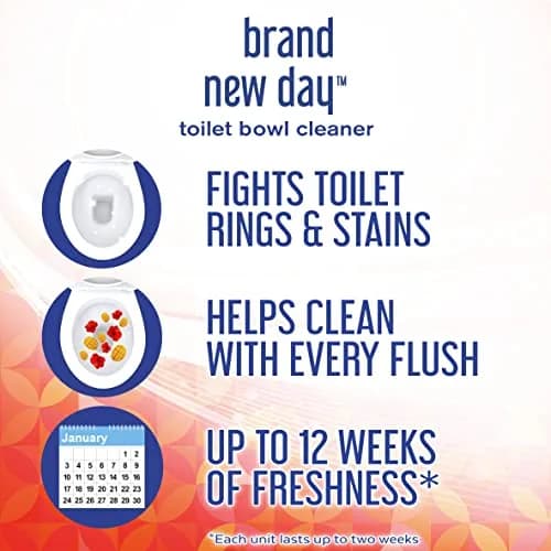 Lysol Click Gel Automatic Toilet Bowl Cleaner Mango & Hibiscus 24 Count Total | Bleach-Free Formula for Continuous Cleaning thumbnail 4