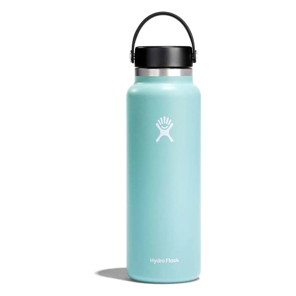 Hydro Flask 40 Oz Wide Mouth Water Bottle in Dew | Insulated Stainless Steel - main product image