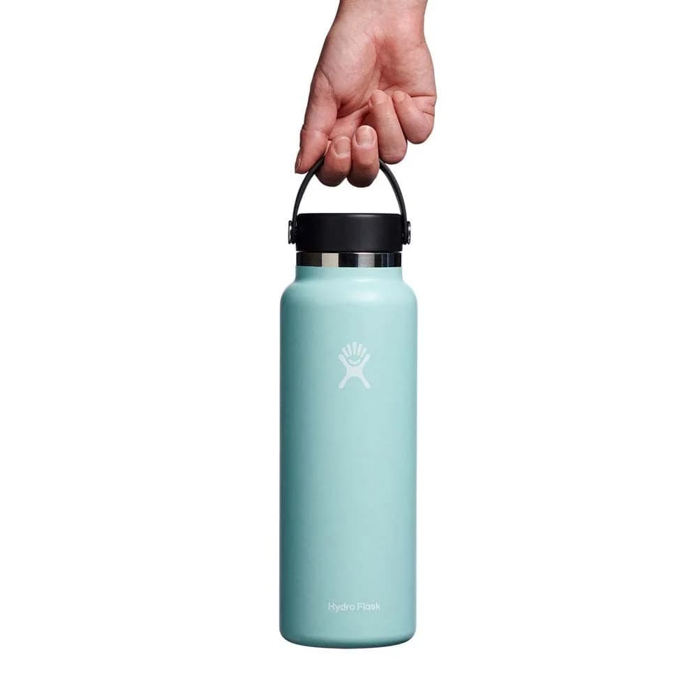 Hydro Flask 40 Oz Wide Mouth Water Bottle in Dew | Insulated Stainless Steel - view 3